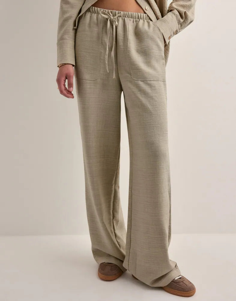 VERO MODA nadrág, bézs