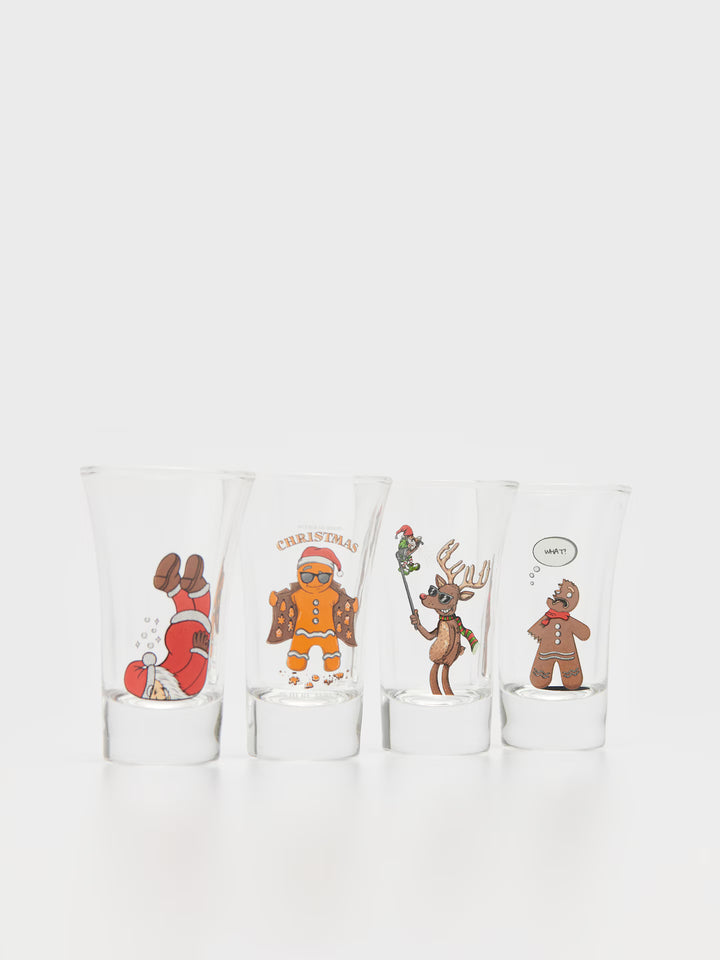 Set pahare HOUSE, transparent