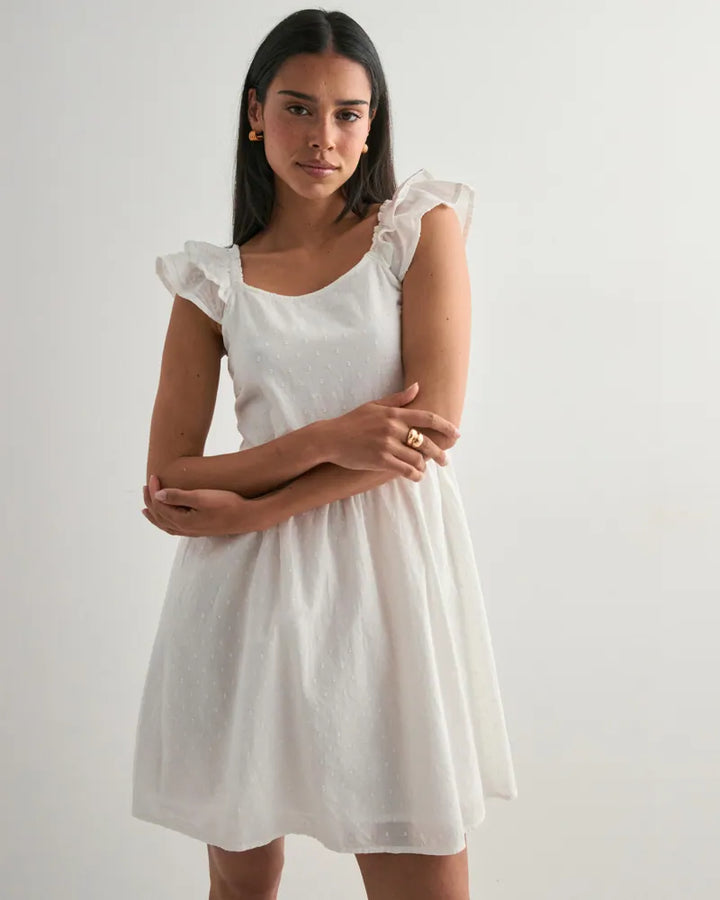 Rochie mini ONLY, alb