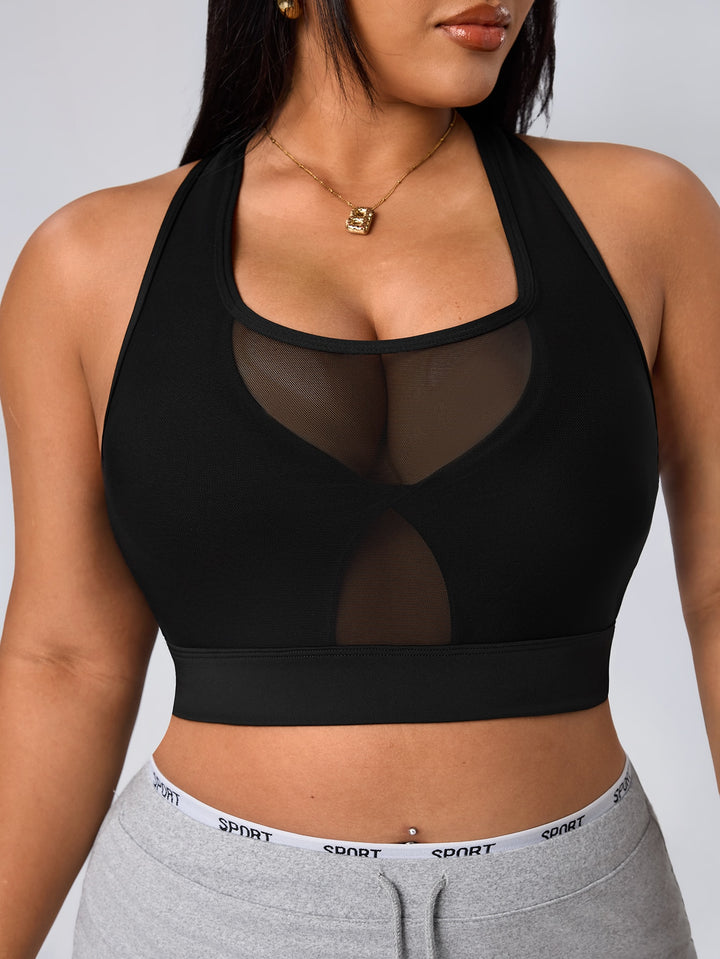 Sutien sport SHEIN, negru