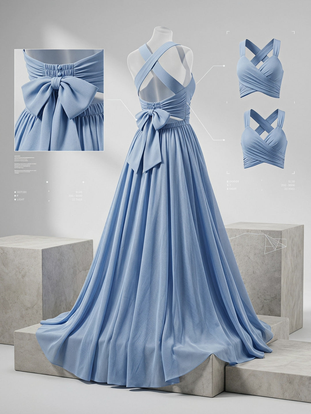 Rochie SHEIN, albastru