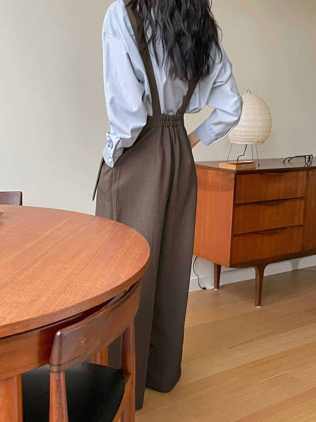 Pantaloni SHEIN, maro