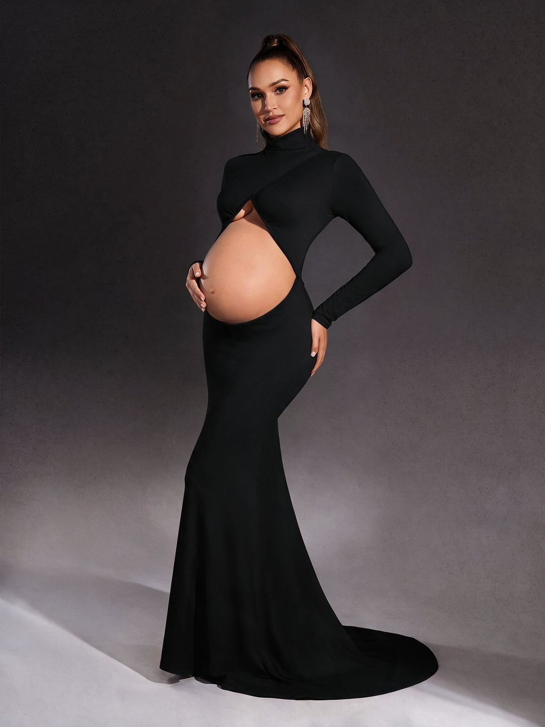 Rochie maxi SHEIN, negru