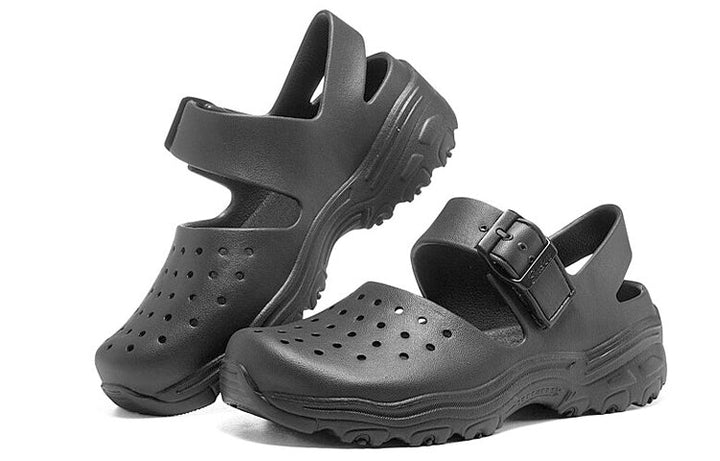 Saboți SKECHERS, negru