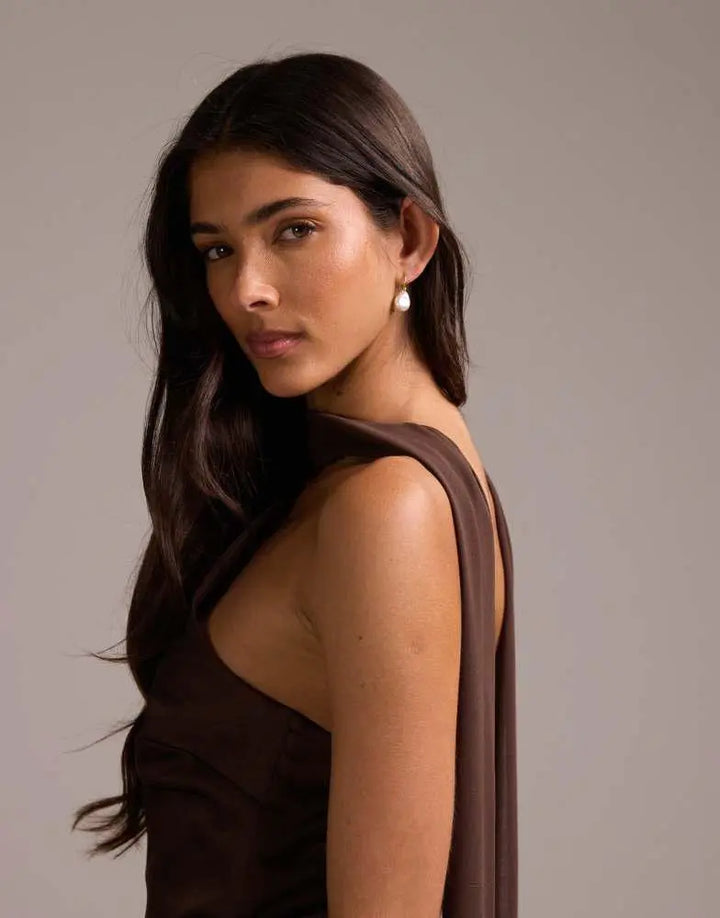 Rochie maxi ASOS, maro