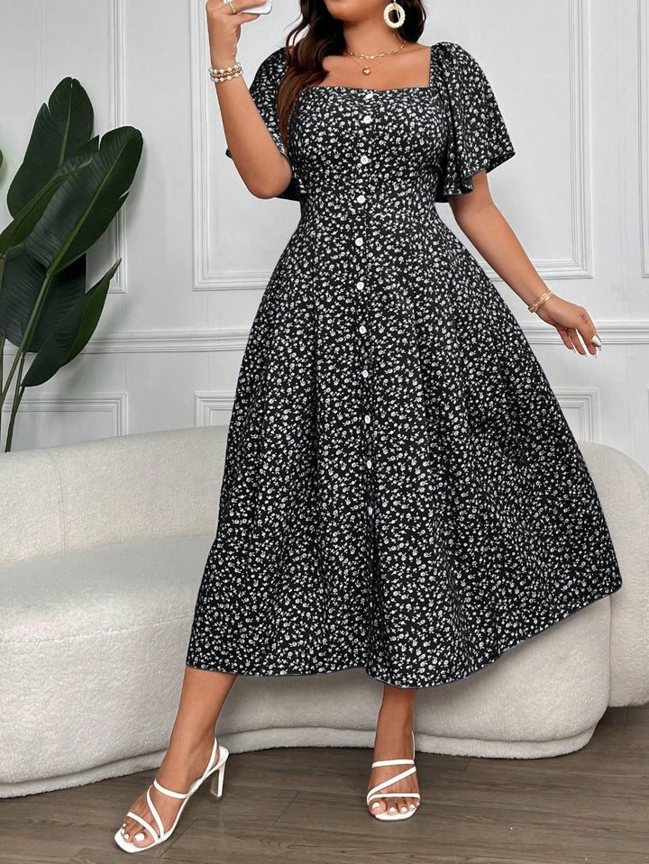Rochie maxi SHEIN, mix culori