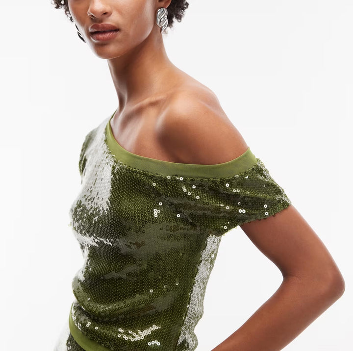 Top Asos, verde