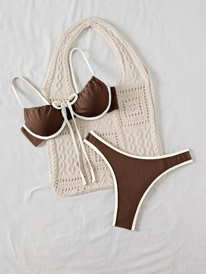 Set bikini SHEIN, mix culori