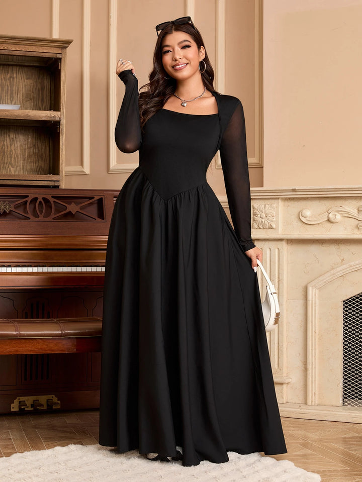 Rochie maxi SHEIN, negru