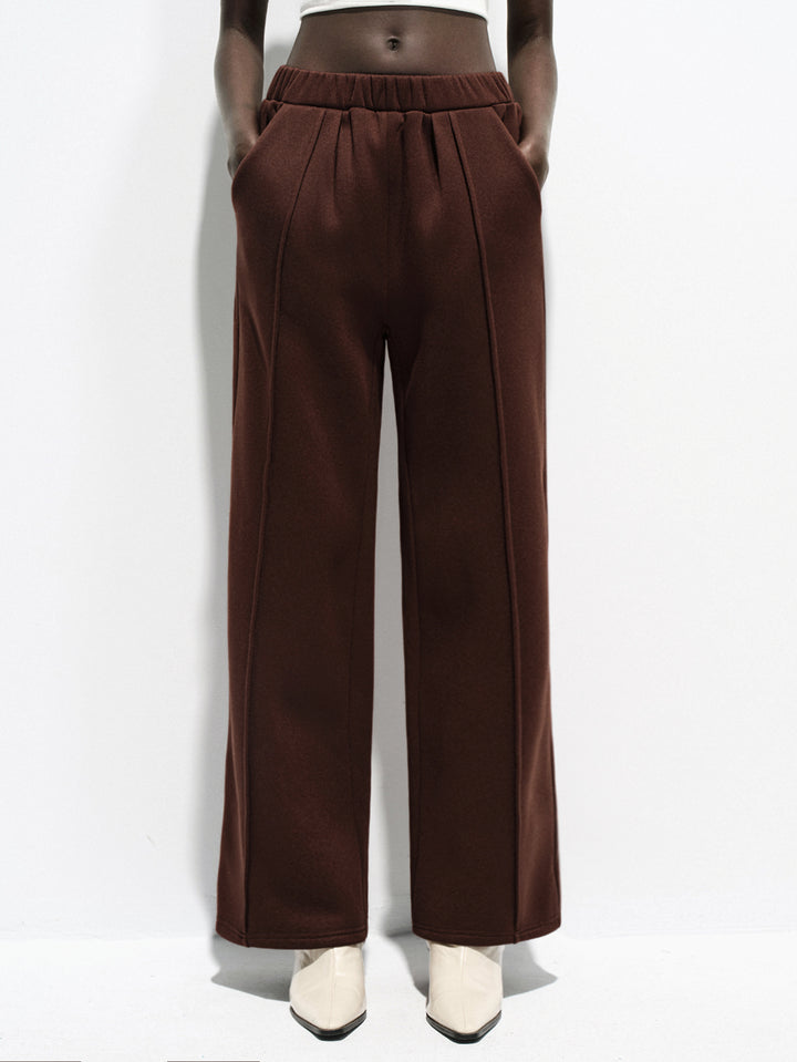 Pantaloni SHEIN, maro