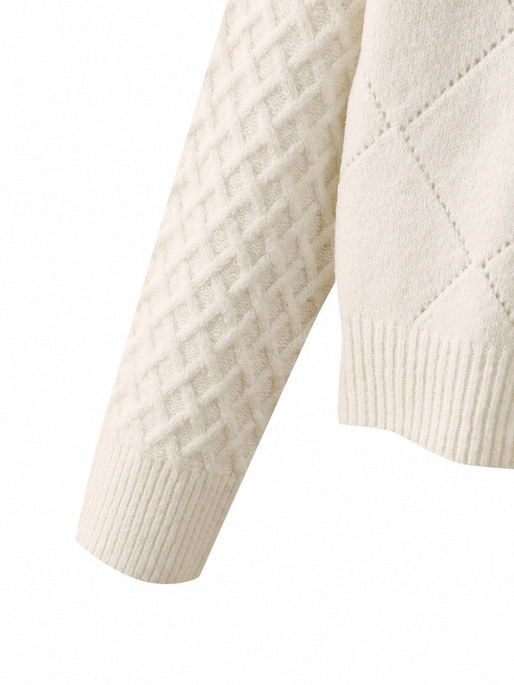 Cardigan SHEIN, alb