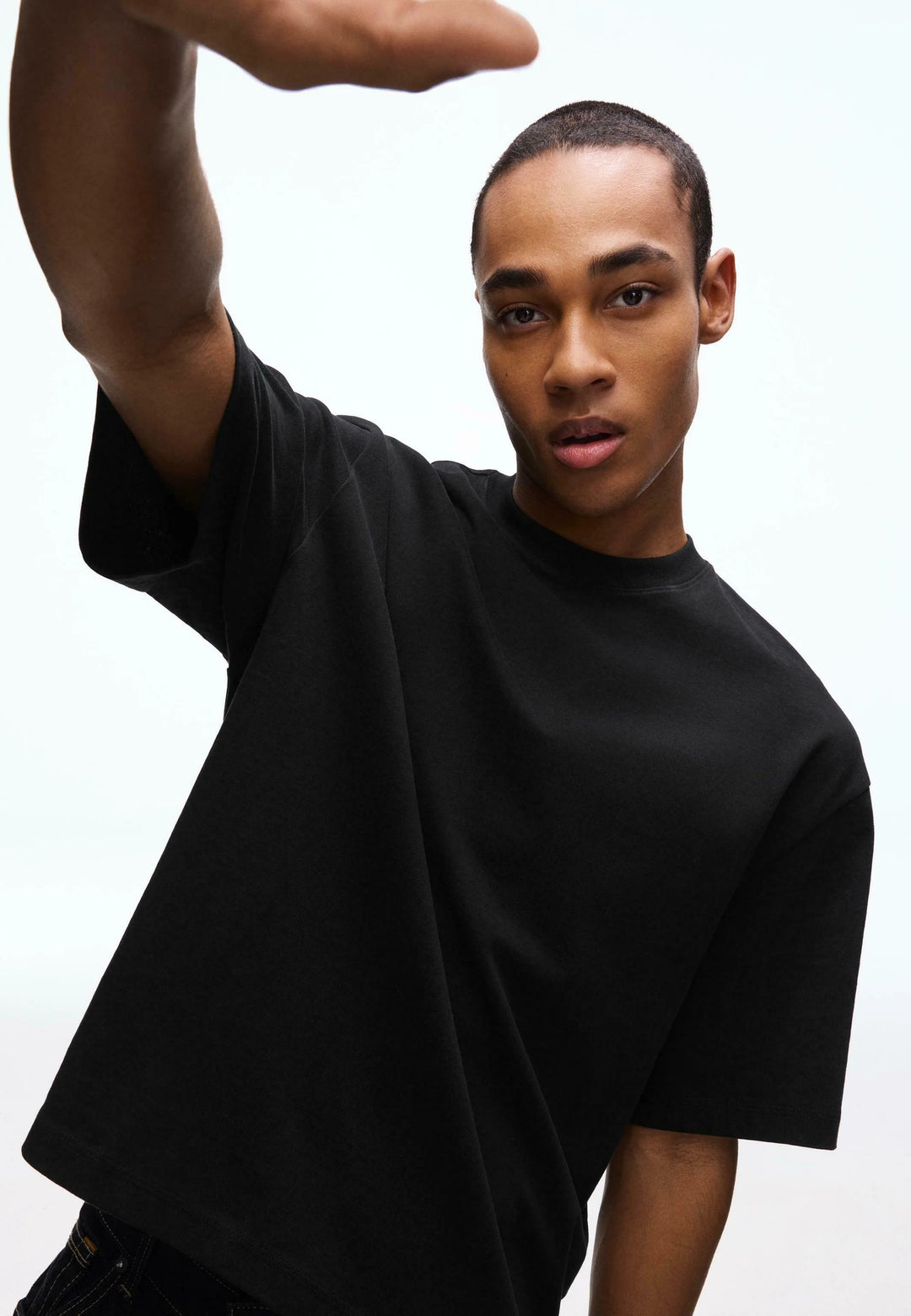 Tricou BERSHKA, negru