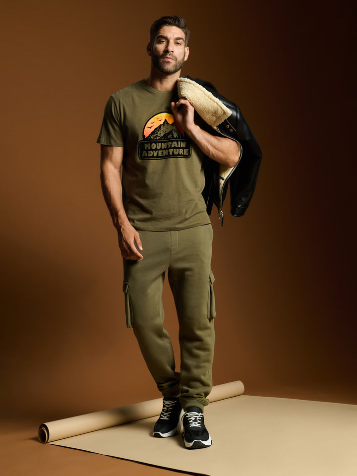 Pantaloni de trening SINSAY, verde