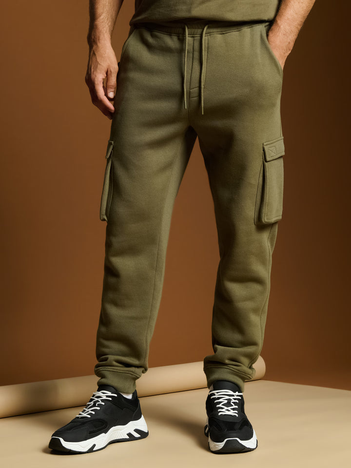 Pantaloni de trening SINSAY, verde