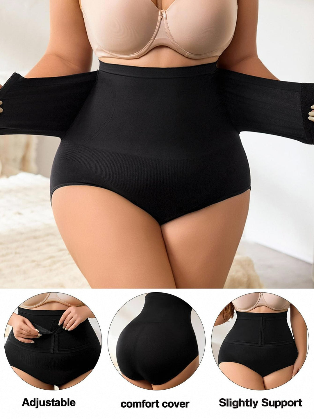 Lenjerie modelatoare SHEIN, negru