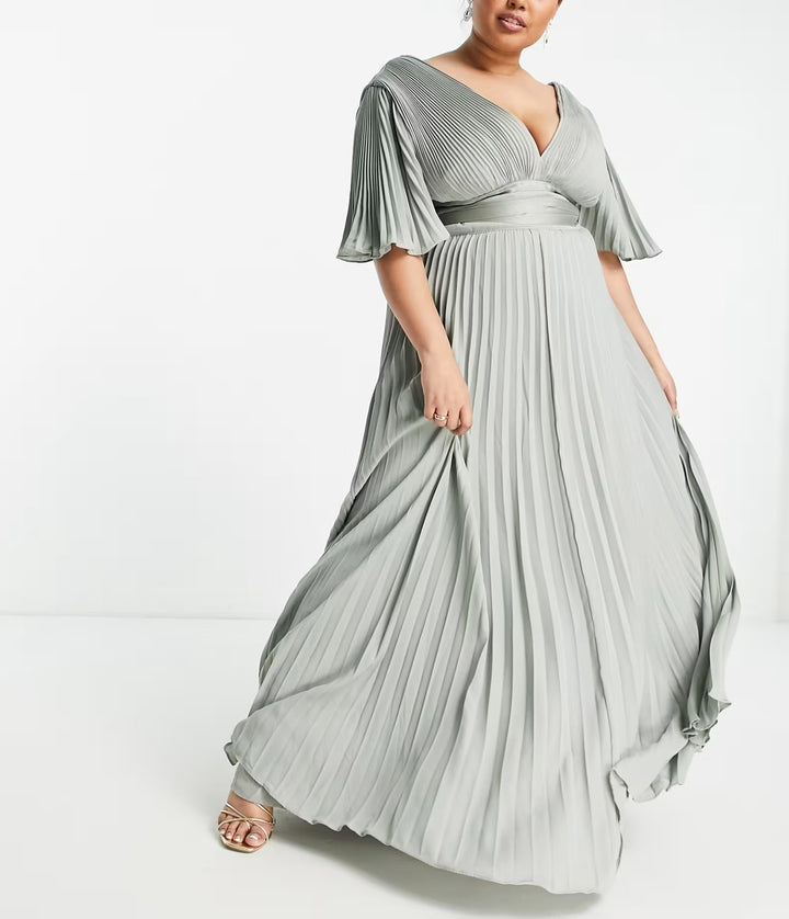 Rochie maxi ASOS, verde