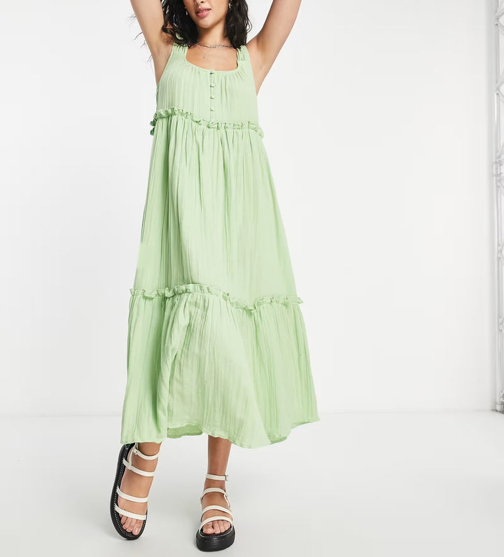 Rochie maxi Asos, verde