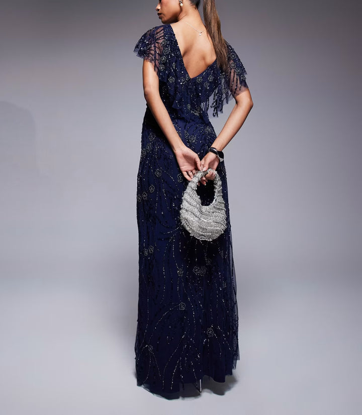 Rochie de ocazie Asos, albastru