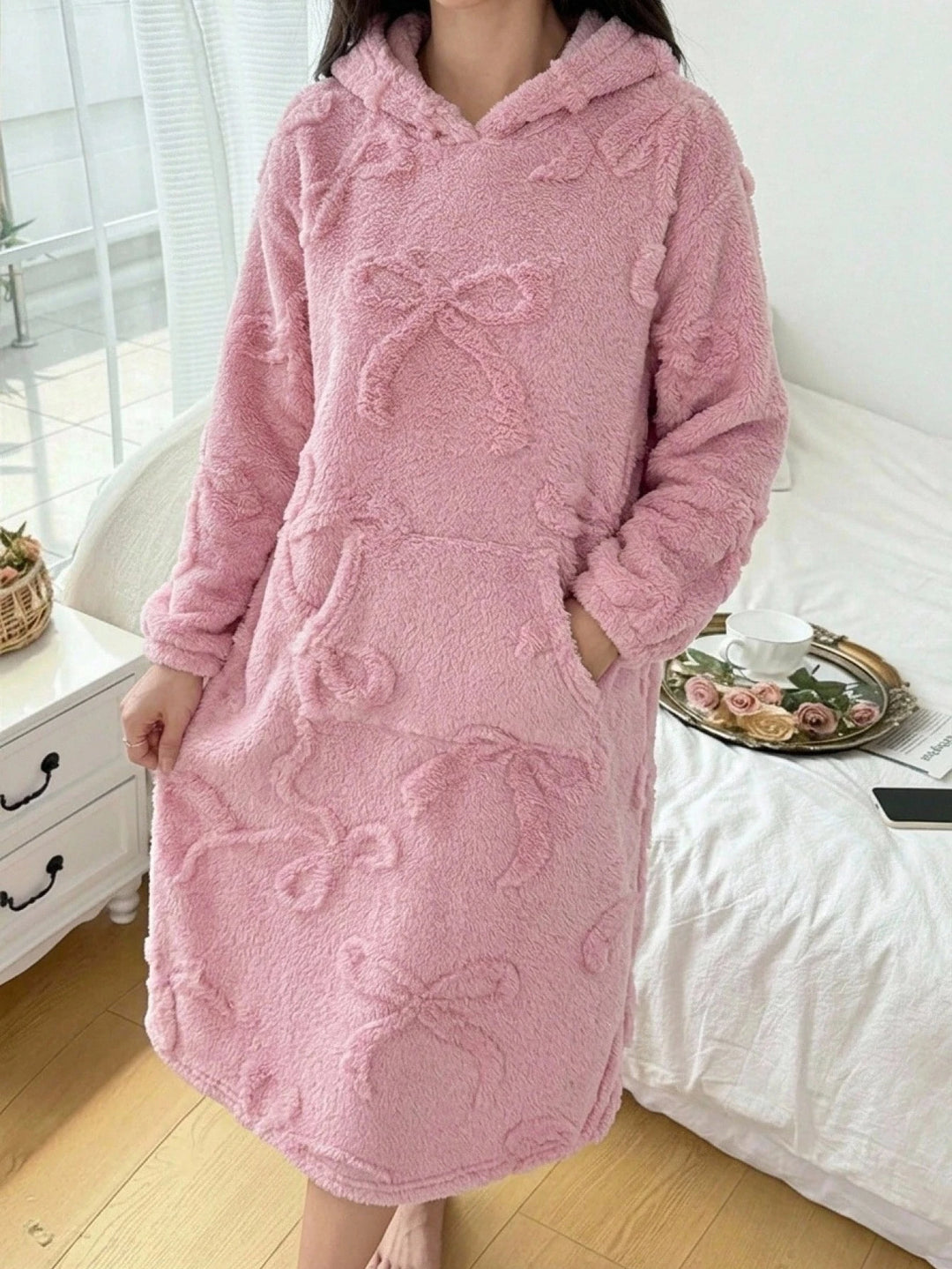 Rochie de noapte SHEIN, roz