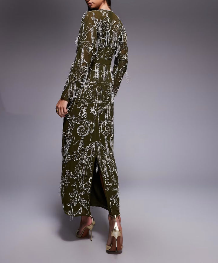 Rochie de ocazie ASOS, verde