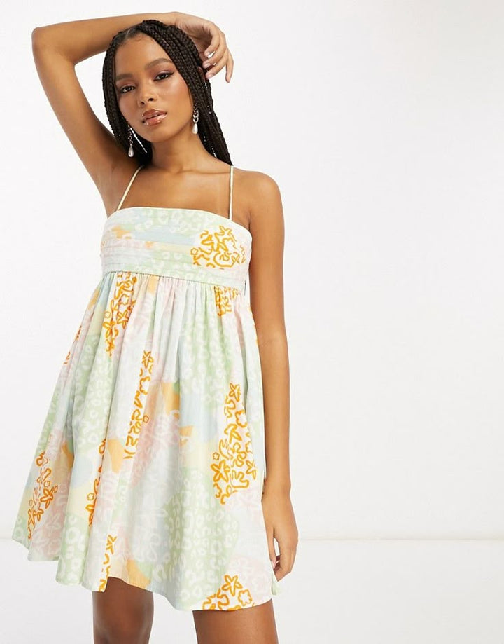 Rochie mini ASOS, mix culori