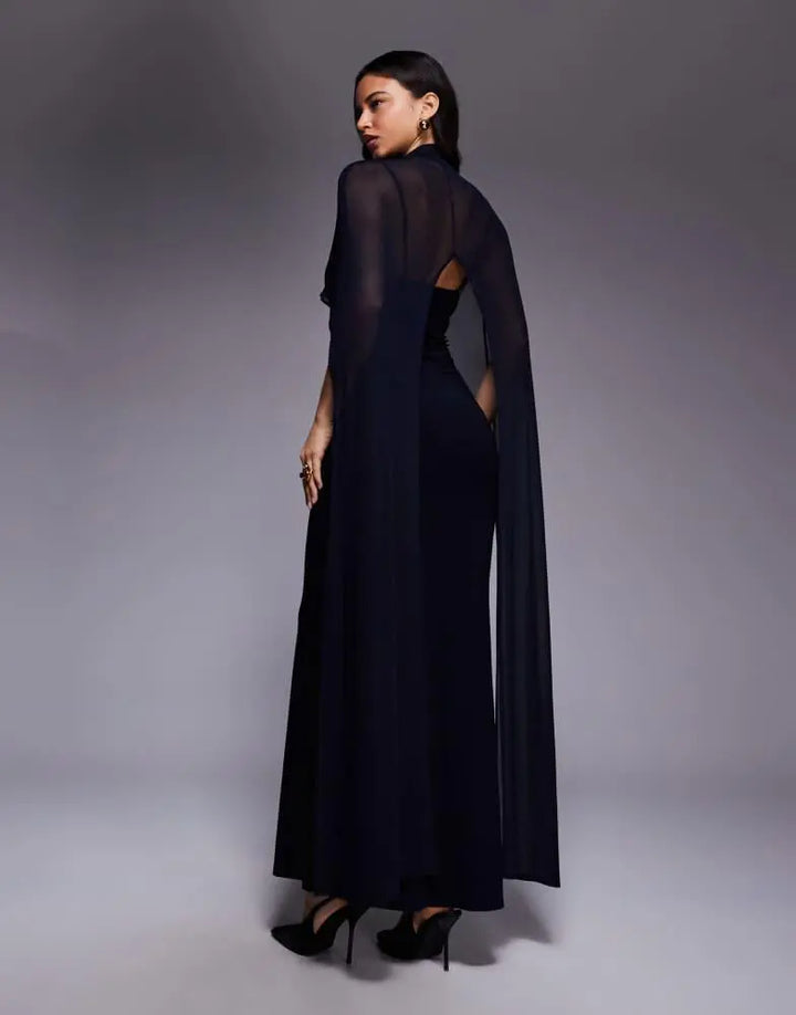 Rochie maxi ASOS, albastru