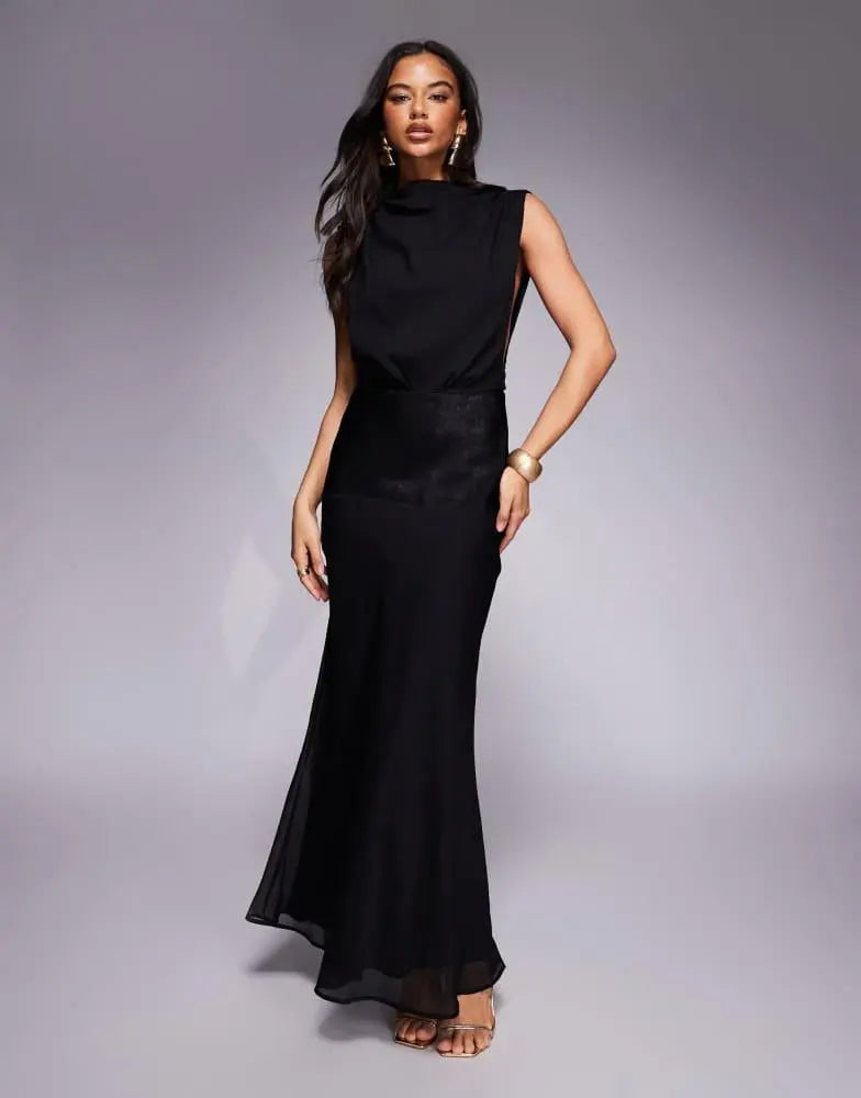 Rochie maxi ASOS, negru