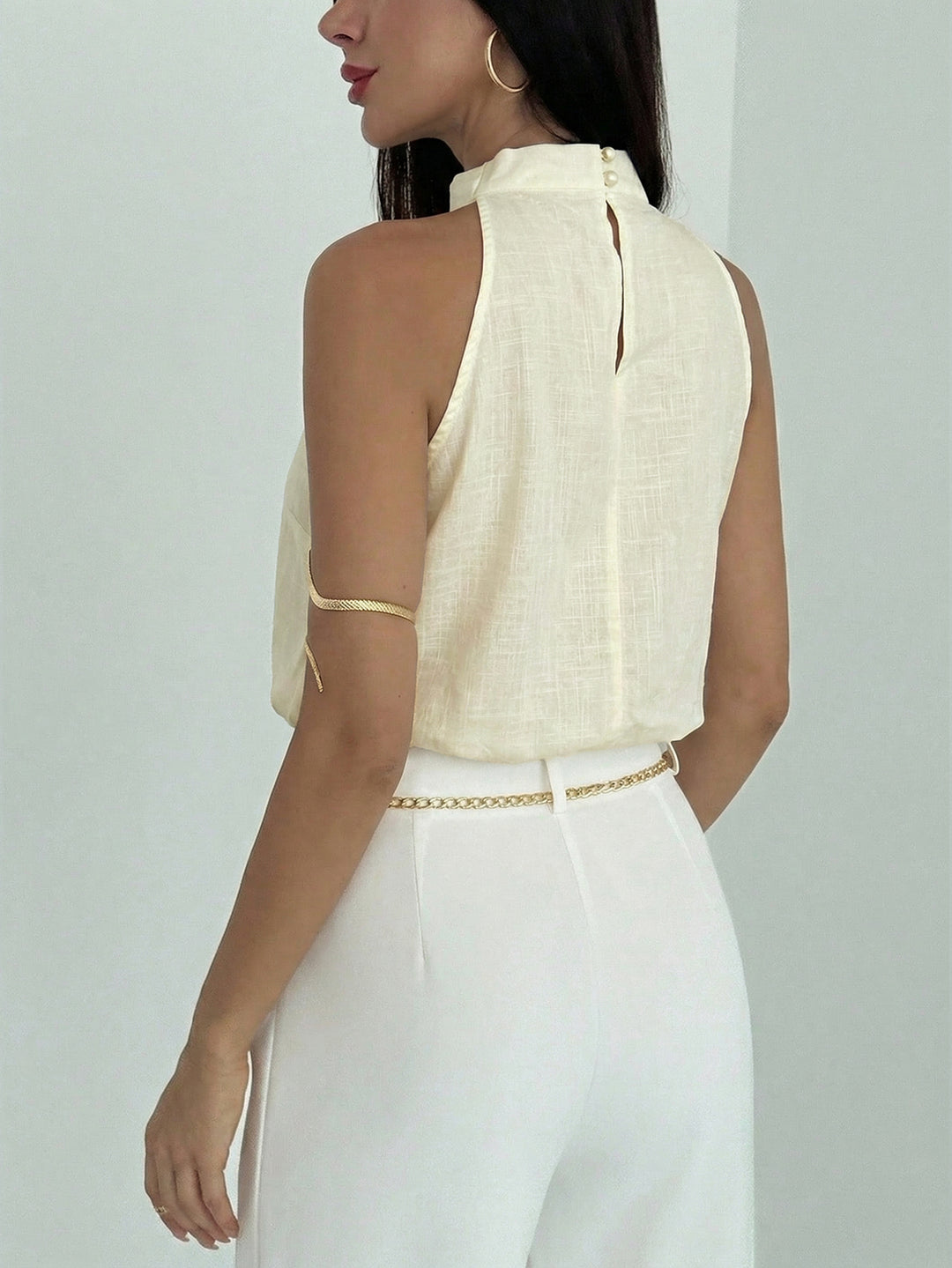 Top SHEIN, portocaliu