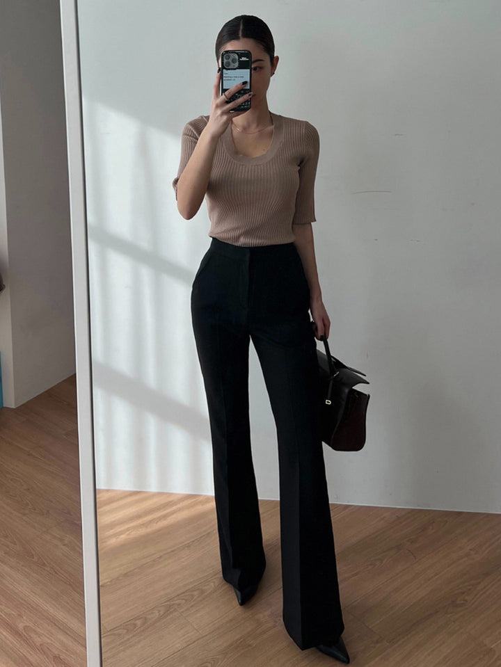 Pantaloni SHEIN, negru