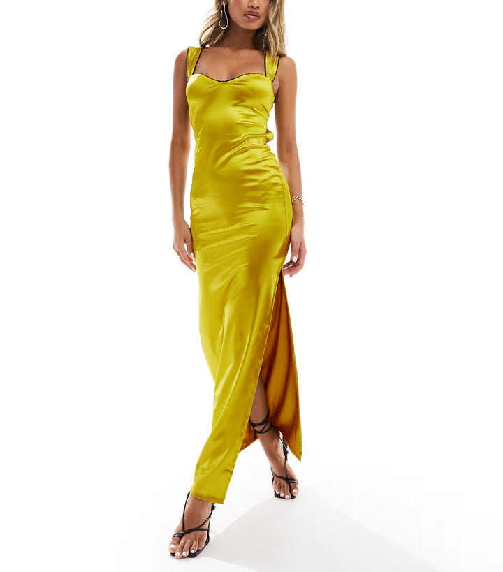 Rochie maxi Asos, verde