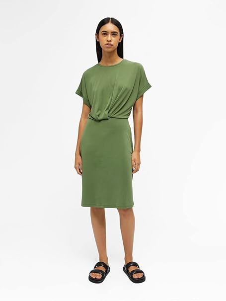 Rochie midi Object, verde