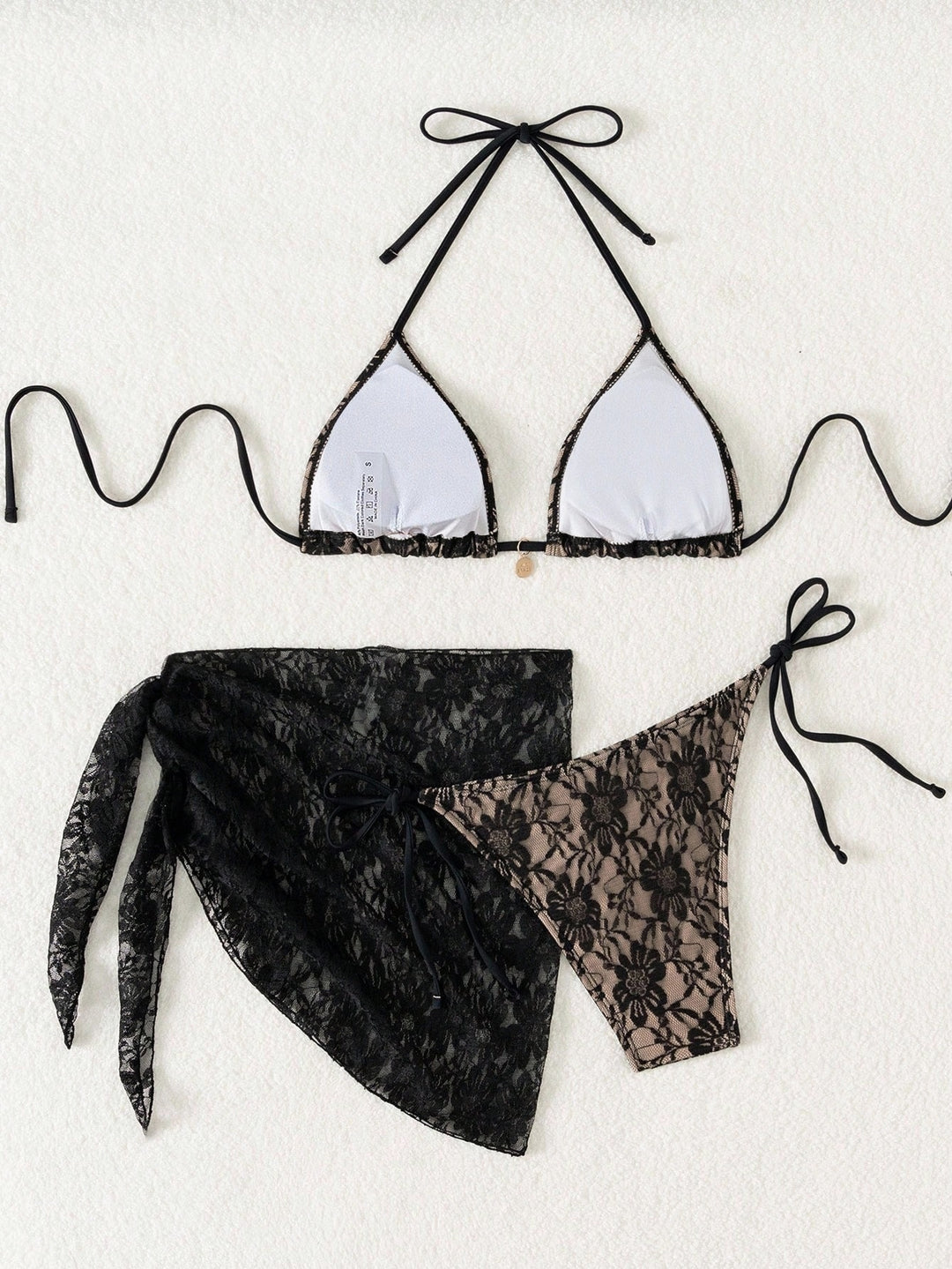 Set bikini SHEIN, negru