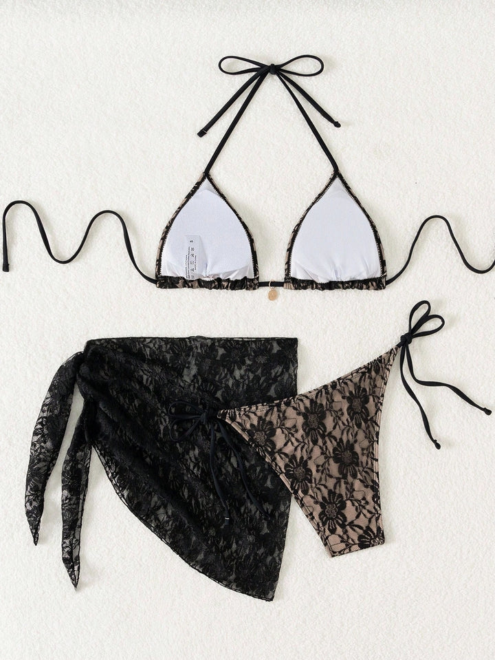 Set bikini SHEIN, negru
