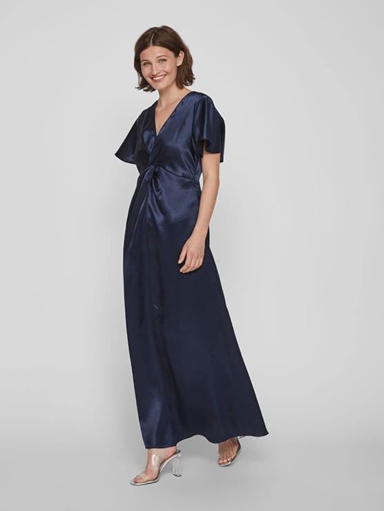 Rochie maxi VILA, albastru