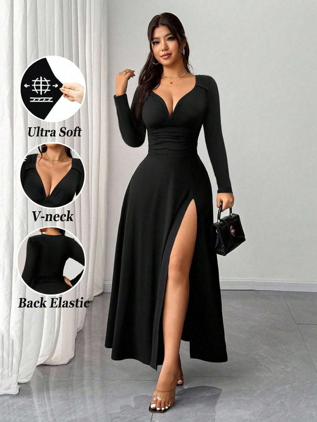 Rochie maxi SHEIN, mix culori