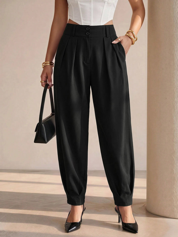 Pantalon SHEIN, negru