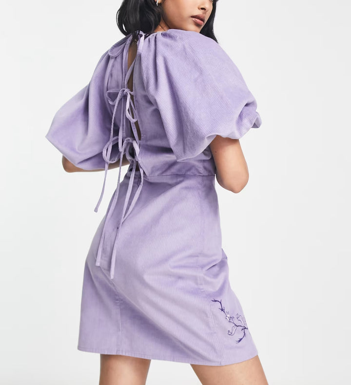 Rochie mini ASOS, mov