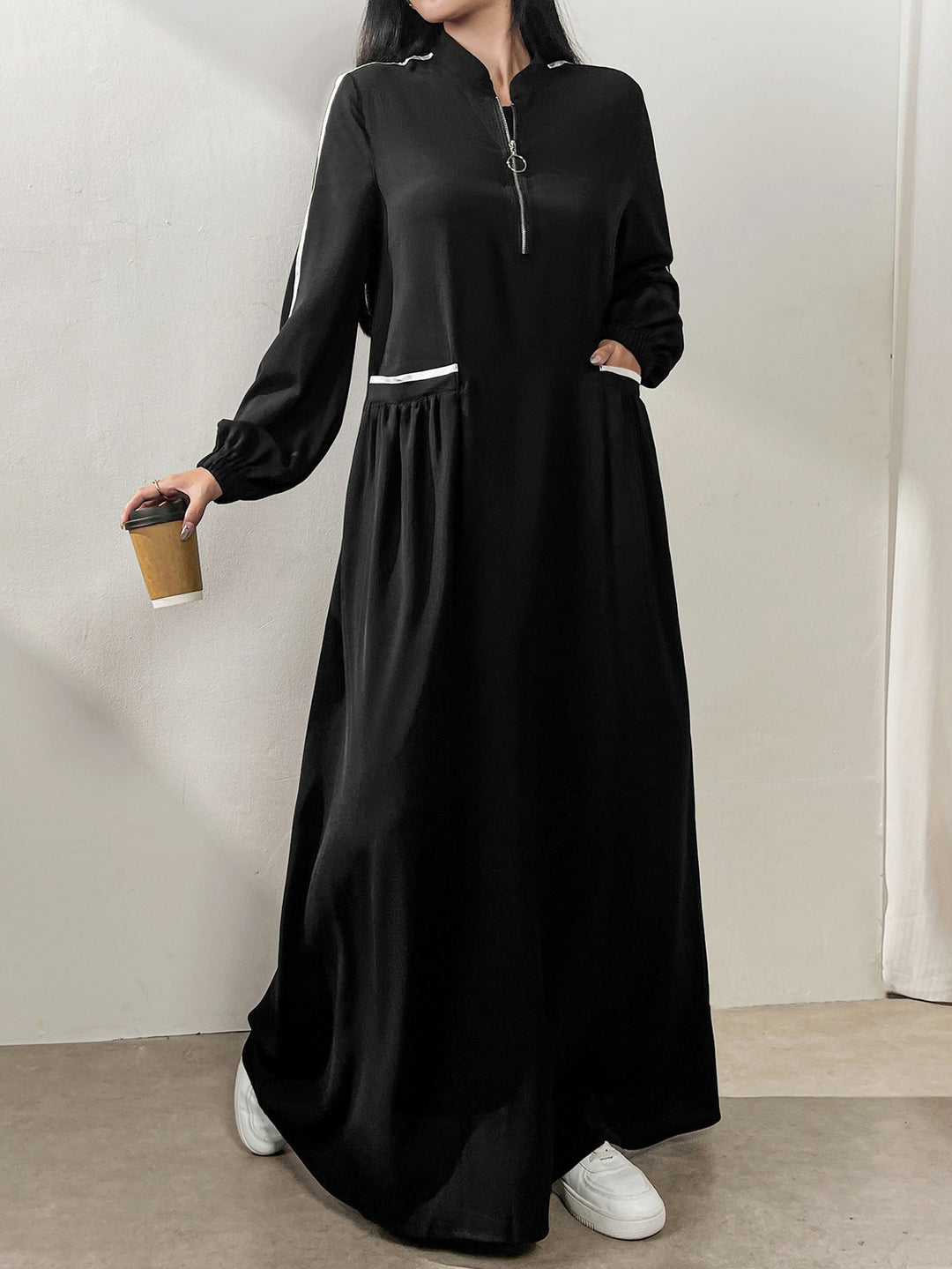 Rochie maxi SHEIN, negru
