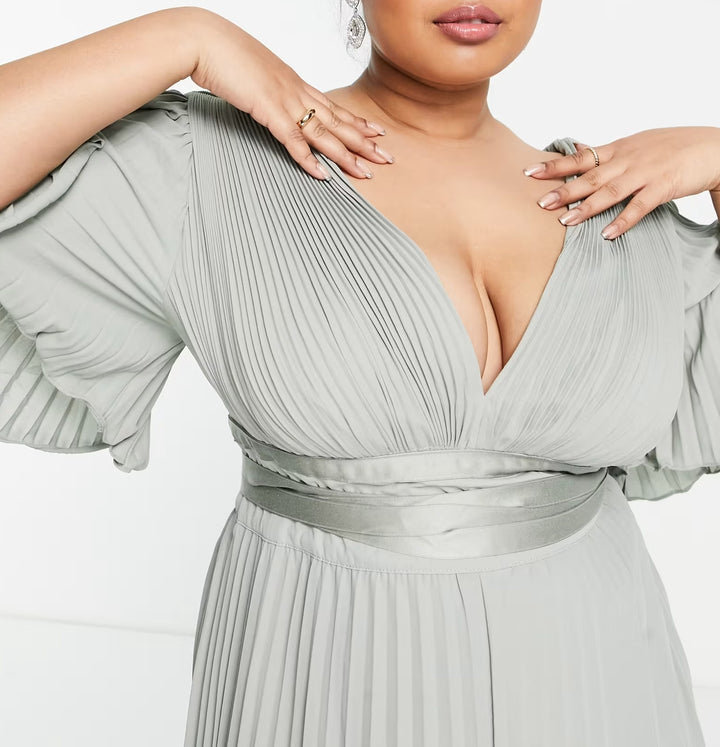 Rochie maxi ASOS, verde