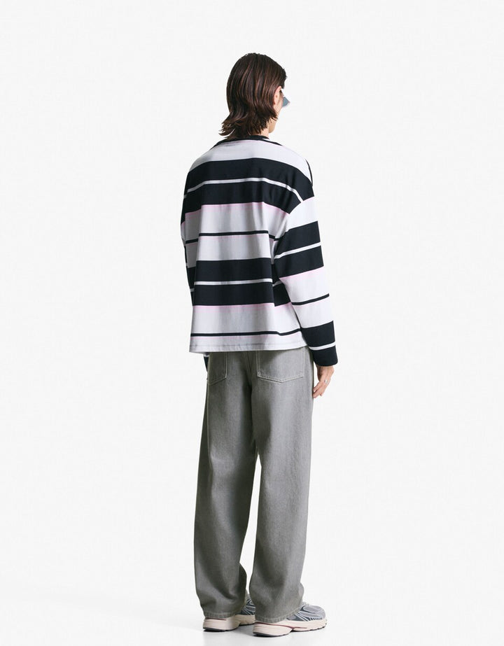 Jeans BERSHKA, gri