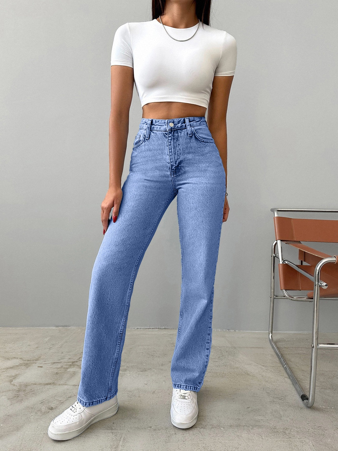 Jeans SHEIN, albastru