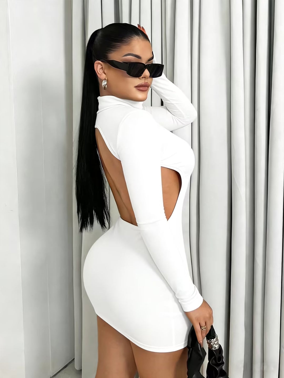 Rochie scurtă SHEIN, alb