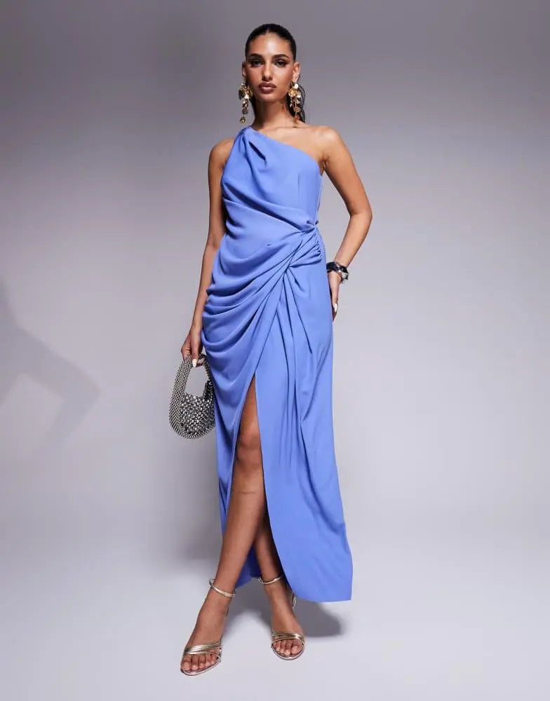 Rochie maxi ASOS, albastru
