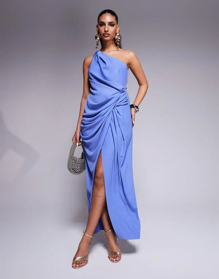 Rochie maxi ASOS, albastru