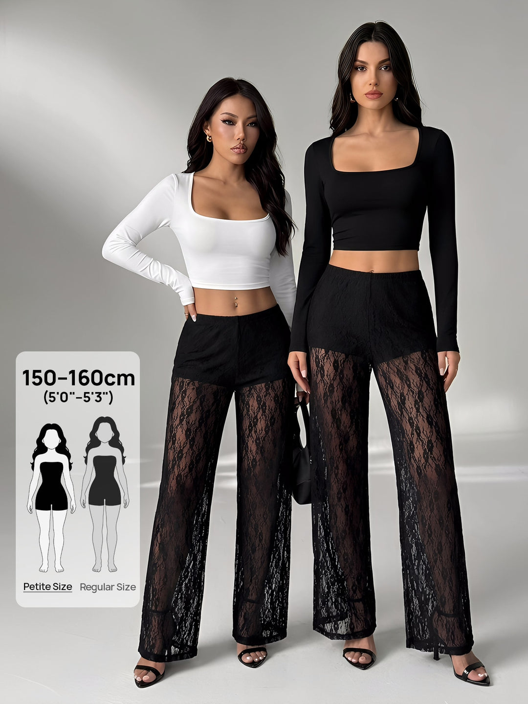 Pantaloni SHEIN, negru