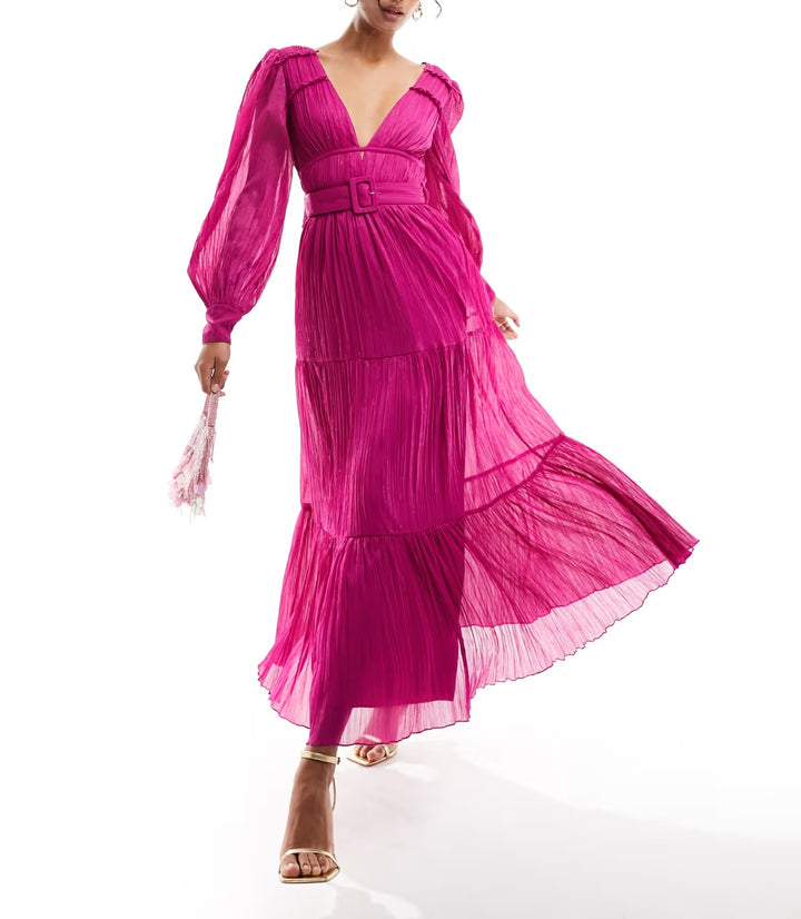Rochie maxi ASOS, mov
