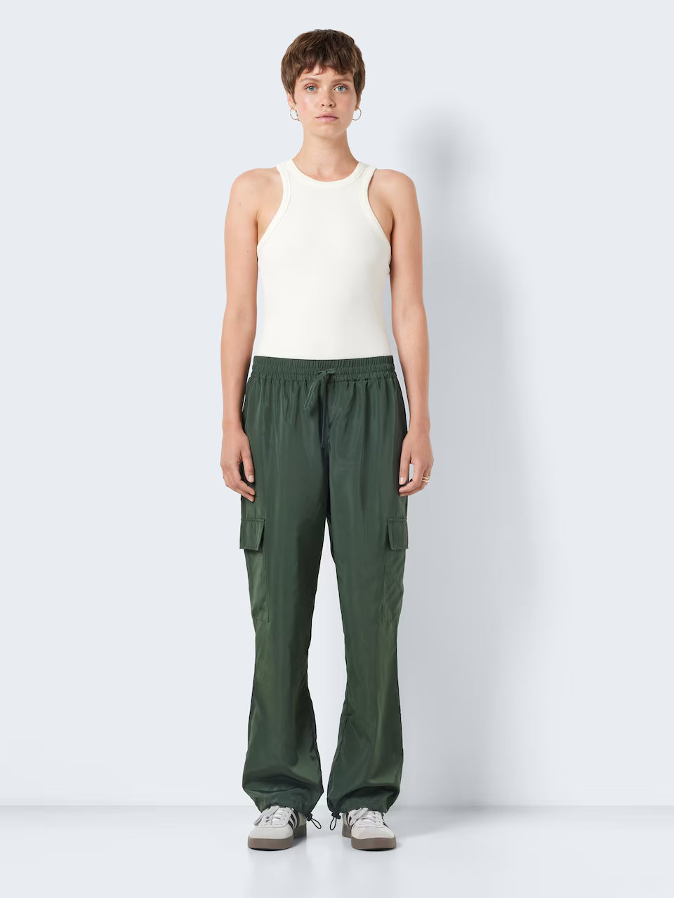 Pantaloni NOISY MAY, verde