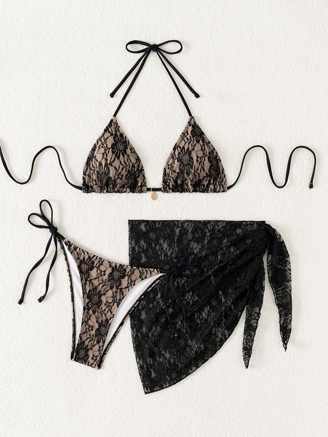 Set bikini SHEIN, negru