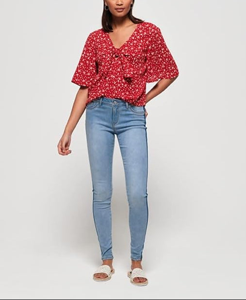 Jeans SuperDry, albastru