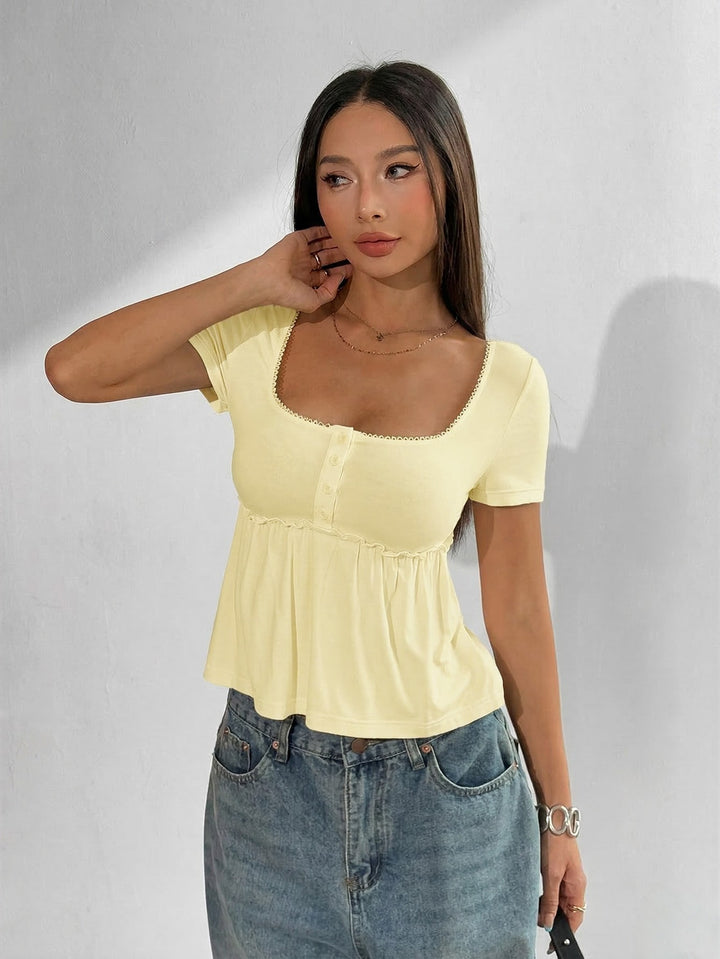 Tricou SHEIN, galben